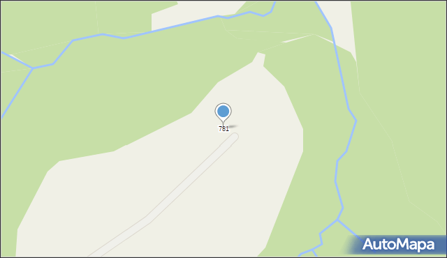 Kąkolówka, Kąkolówka, 781, mapa Kąkolówka