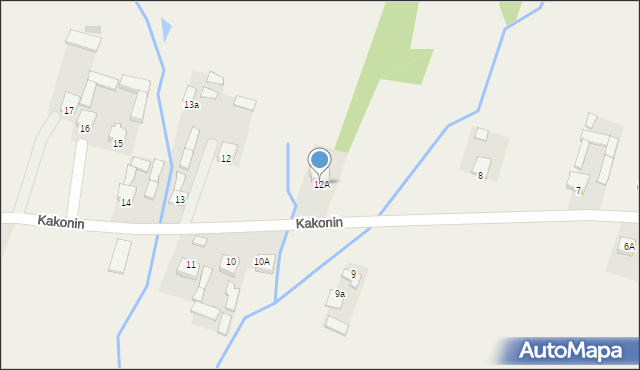 Kakonin, Kakonin, 12A, mapa Kakonin