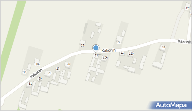 Kakonin, Kakonin, 23, mapa Kakonin