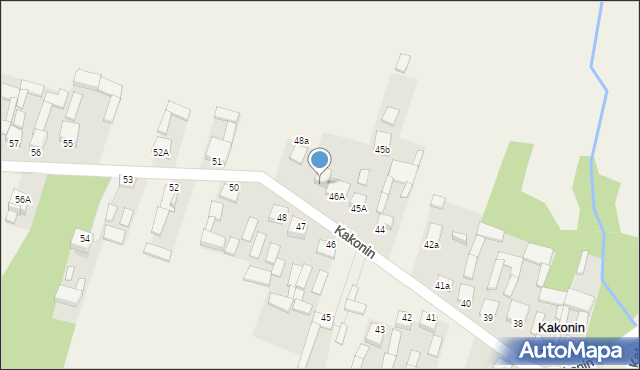 Kakonin, Kakonin, 47A, mapa Kakonin