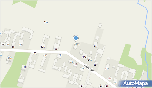 Kakonin, Kakonin, 48a, mapa Kakonin