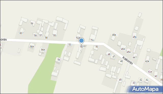 Kakonin, Kakonin, 52, mapa Kakonin