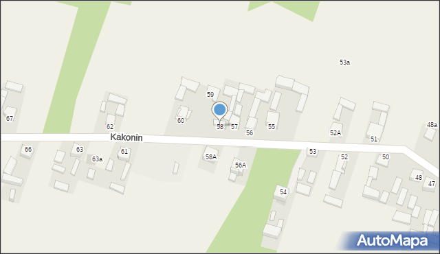 Kakonin, Kakonin, 58, mapa Kakonin