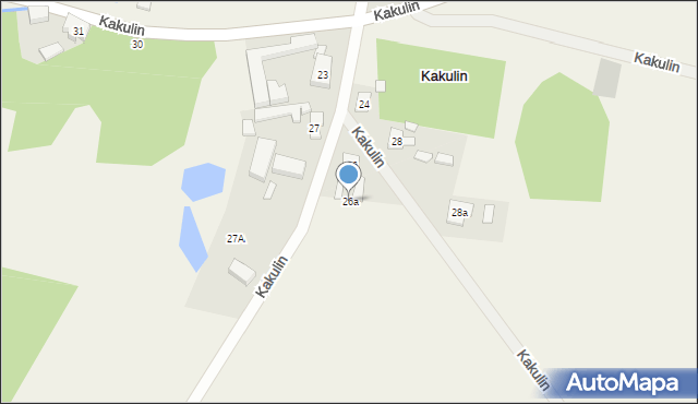 Kakulin, Kakulin, 26a, mapa Kakulin