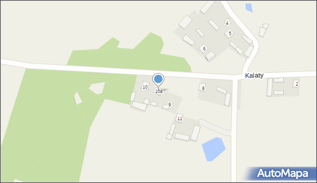 Kalaty, Kalaty, 10a, mapa Kalaty