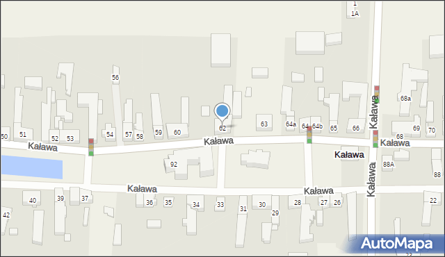 Kaława, Kaława, 62, mapa Kaława