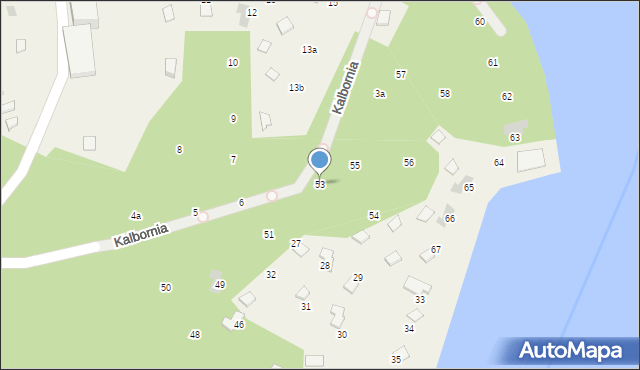 Kalbornia, Kalbornia, 53, mapa Kalbornia