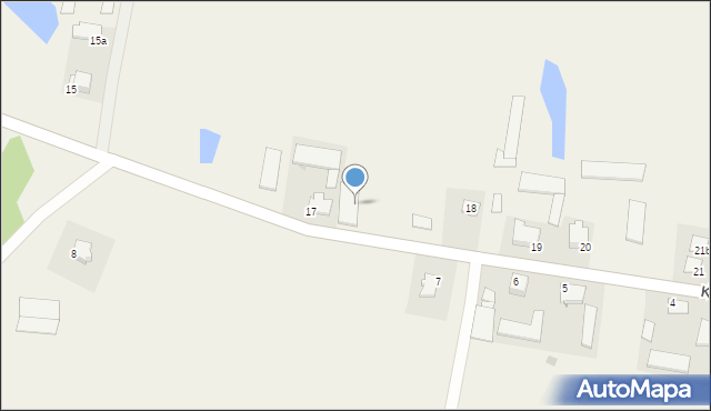 Kałduny, Kałduny, 17a, mapa Kałduny