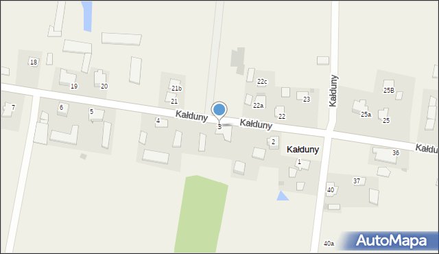 Kałduny, Kałduny, 3, mapa Kałduny