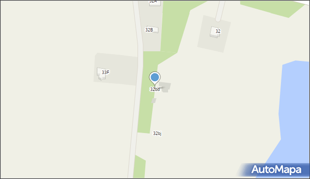 Kałduny, Kałduny, 32bd, mapa Kałduny
