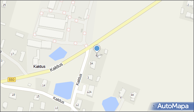 Kałdus, Kałdus, 52, mapa Kałdus