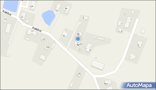 Kałdus, Kałdus, 5a, mapa Kałdus