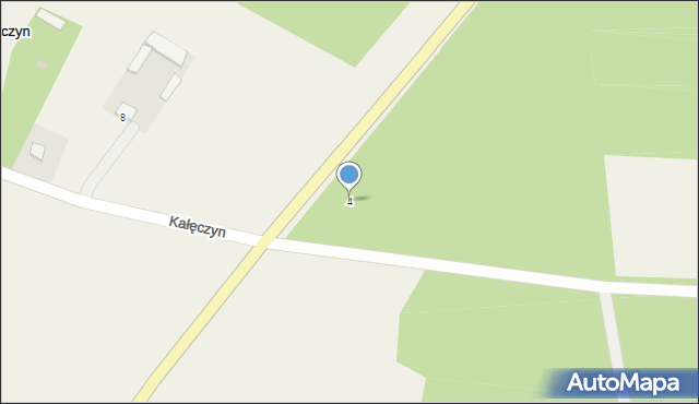 Kałęczyn, Kałęczyn, 4, mapa Kałęczyn