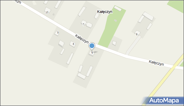 Kałęczyn, Kałęczyn, 5, mapa Kałęczyn