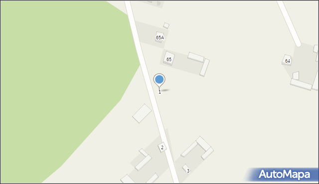 Kałęczyn, Kałęczyn, 1, mapa Kałęczyn