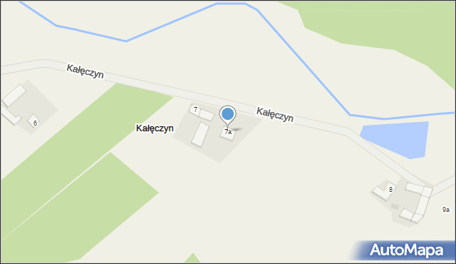 Kałęczyn, Kałęczyn, 7a, mapa Kałęczyn