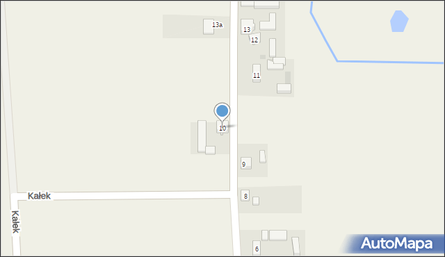 Kałek, Kałek, 10, mapa Kałek