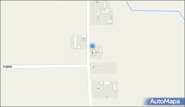 Kałek, Kałek, 9, mapa Kałek