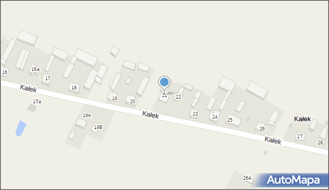 Kałek, Kałek, 21, mapa Kałek