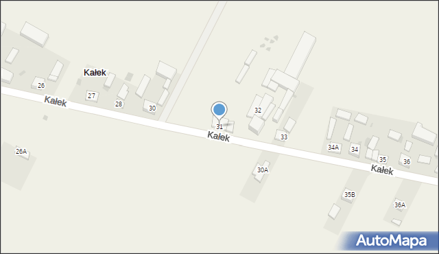 Kałek, Kałek, 31, mapa Kałek