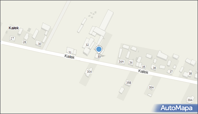 Kałek, Kałek, 33, mapa Kałek