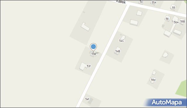 Kałek, Kałek, 53e, mapa Kałek