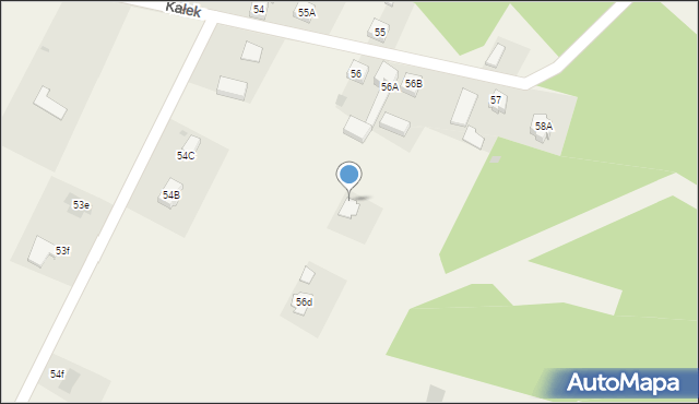 Kałek, Kałek, 56c, mapa Kałek