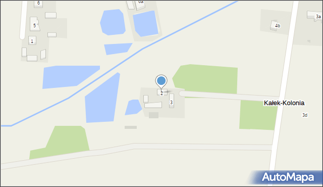 Kałek-Kolonia, Kałek-Kolonia, 2, mapa Kałek-Kolonia
