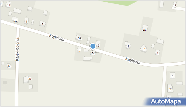Kałek-Kolonia, Kałek-Kolonia, 7a, mapa Kałek-Kolonia
