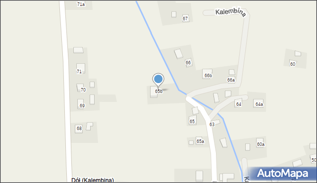 Kalembina, Kalembina, 65b, mapa Kalembina