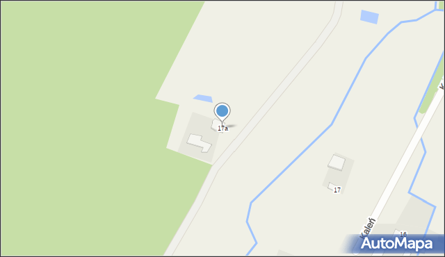 Kaleń, Kaleń, 17a, mapa Kaleń