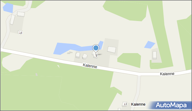 Kalenne, Kalenne, 9, mapa Kalenne