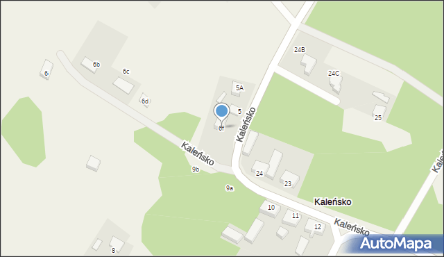 Kaleńsko, Kaleńsko, 6f, mapa Kaleńsko