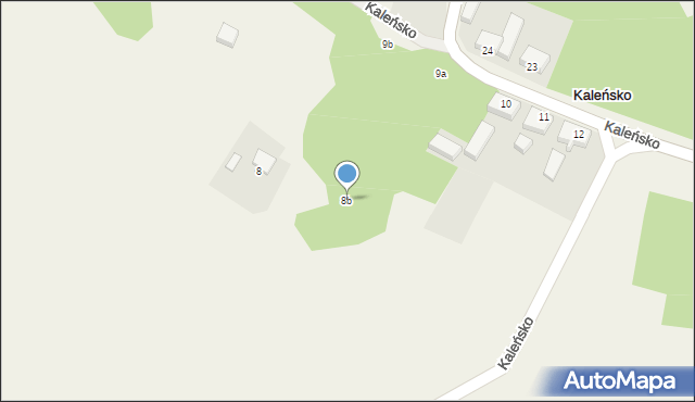 Kaleńsko, Kaleńsko, 8b, mapa Kaleńsko