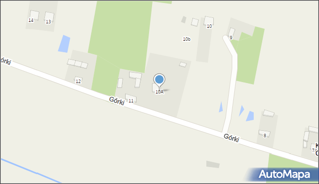Kalina Górecka, Kalina Górecka, 10A, mapa Kalina Górecka