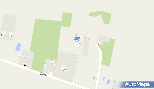 Kalina Górecka, Kalina Górecka, 10b, mapa Kalina Górecka