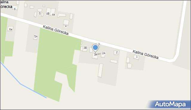 Kalina Górecka, Kalina Górecka, 3A, mapa Kalina Górecka