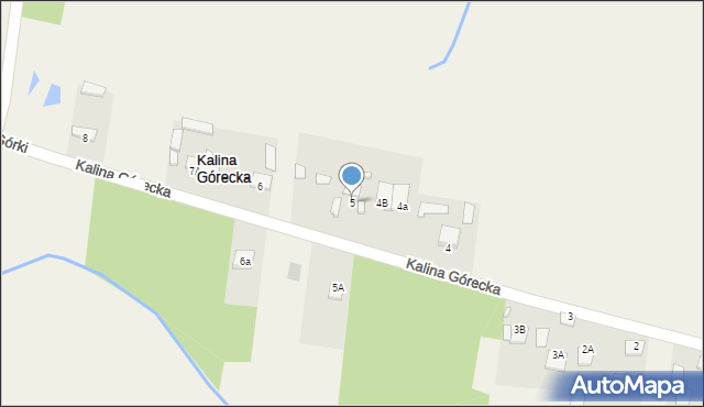 Kalina Górecka, Kalina Górecka, 5, mapa Kalina Górecka