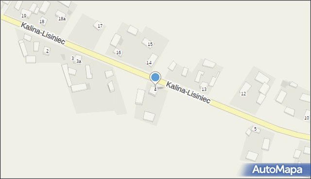 Kalina-Lisiniec, Kalina-Lisiniec, 4, mapa Kalina-Lisiniec