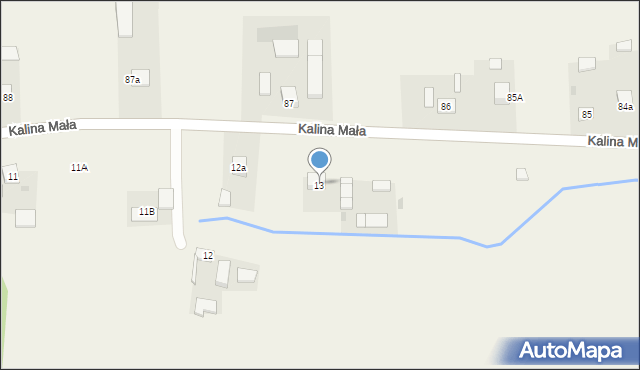 Kalina Mała, Kalina Mała, 13, mapa Kalina Mała