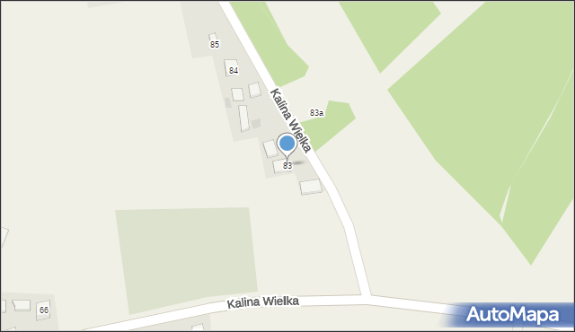 Kalina Wielka, Kalina Wielka, 83, mapa Kalina Wielka