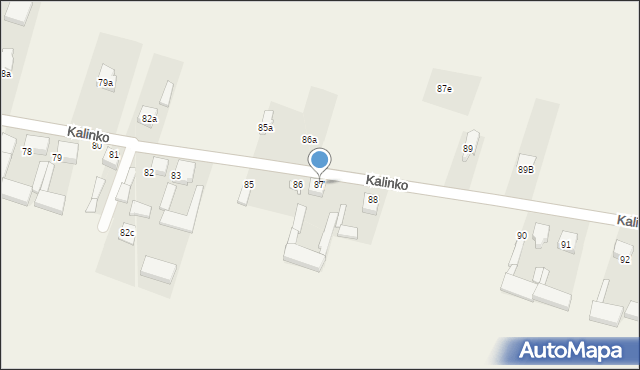 Kalinko, Kalinko, 87, mapa Kalinko