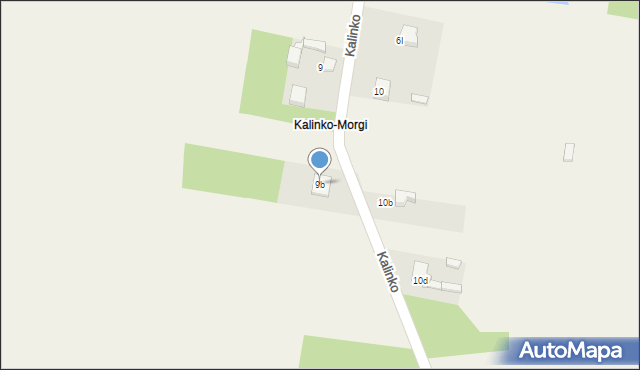 Kalinko, Kalinko, 9b, mapa Kalinko