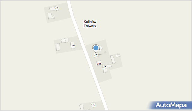 Kalinów, Kalinów, 46, mapa Kalinów