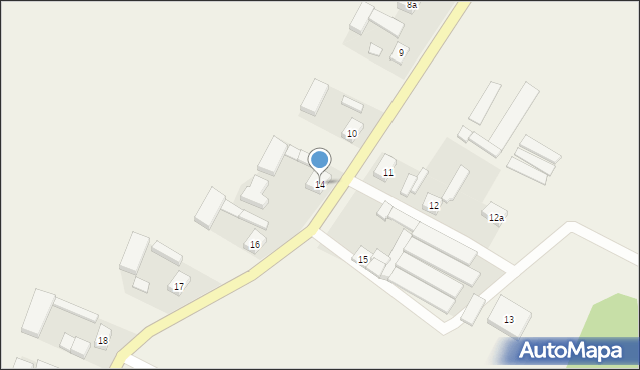 Kalinów, Kalinów, 14, mapa Kalinów