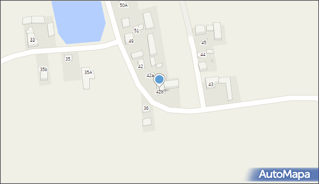 Kalinowa, Kalinowa, 42b, mapa Kalinowa