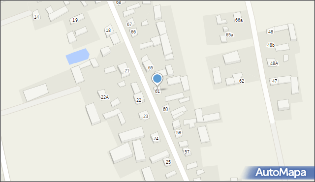 Kalinowa, Kalinowa, 61, mapa Kalinowa