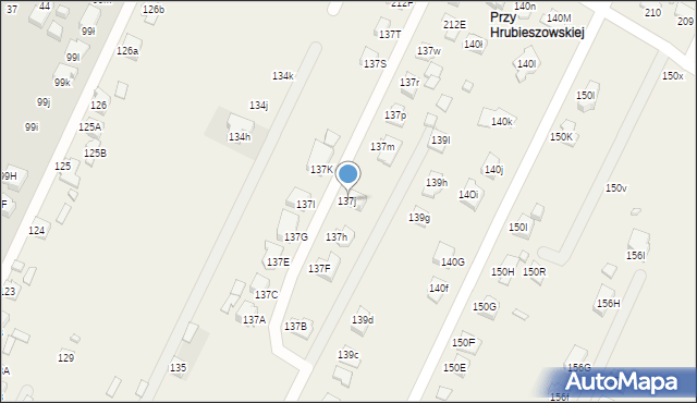 Kalinowice, Kalinowice, 137j, mapa Kalinowice