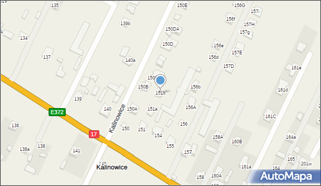 Kalinowice, Kalinowice, 151b, mapa Kalinowice