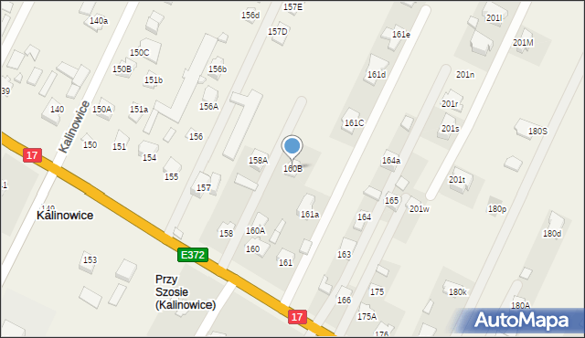 Kalinowice, Kalinowice, 160B, mapa Kalinowice